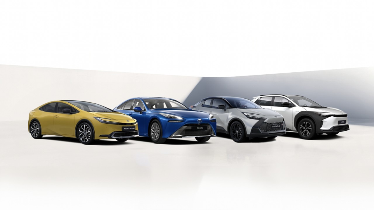 Toyota Prius, Mirai, C-HR i bZ4X